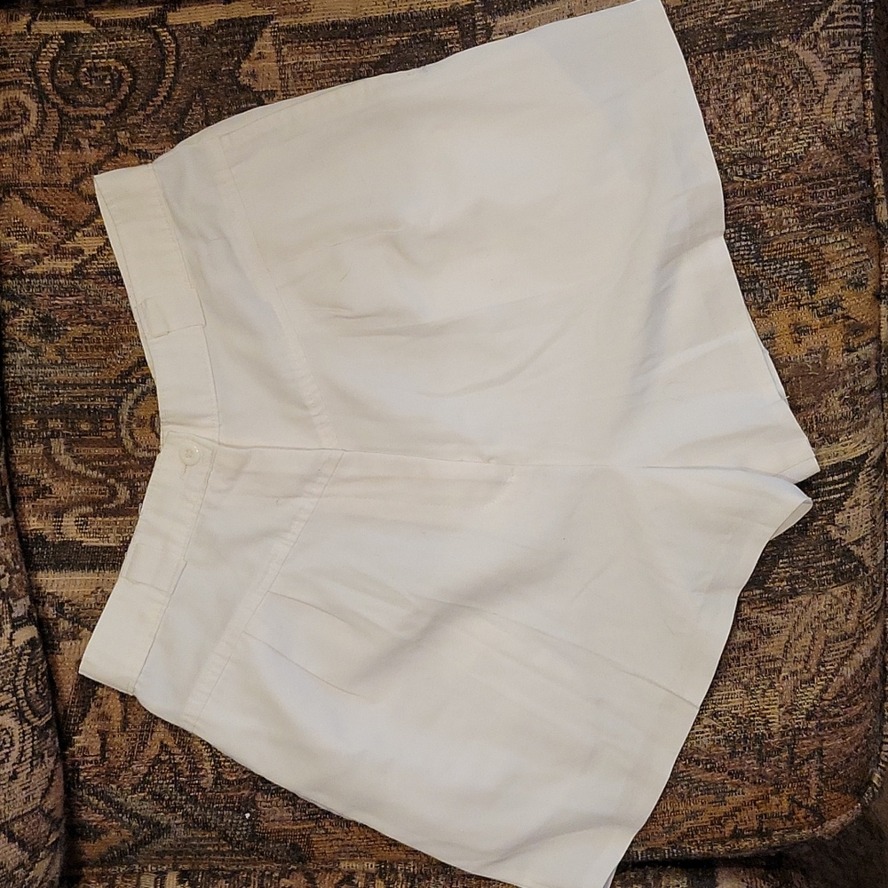 Vintage 1980's White High Rise Shorts 30" waist